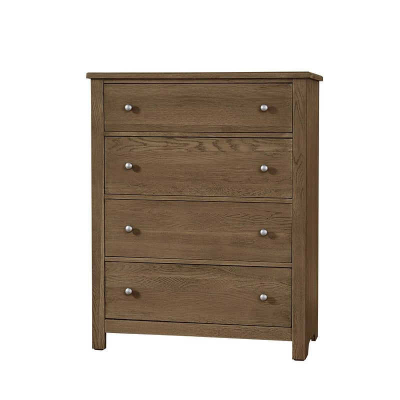 Vaughan-Bassett Fundamentals 12-114 4 Drawer Chest - Natural IMAGE 1