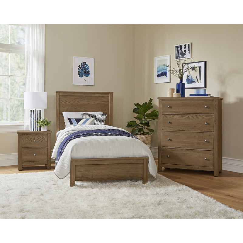 Vaughan-Bassett Fundamentals 12-114 4 Drawer Chest - Natural IMAGE 2