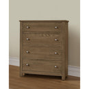 Vaughan-Bassett Fundamentals 12-114 4 Drawer Chest - Natural IMAGE 3