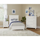 Vaughan-Bassett Fundamentals 16-226 2 Drawer Night Stand - White IMAGE 2