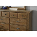 Vaughan-Bassett Lancaster County 815-002 8 Drawer Dresser - Amish Cherry IMAGE 3