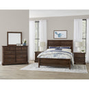 Vaughan-Bassett Lancaster County 817-227 2 Drawer Nightstand - Amish Walnut IMAGE 2