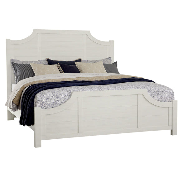 Artisan & Post Maple Road 116 Cal King Scalloped Bed - Soft White IMAGE 1