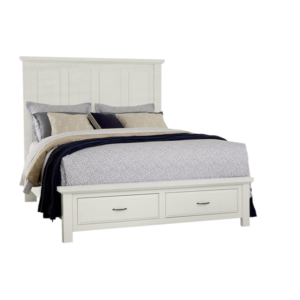 Artisan & Post Maple Road 116 King Mansion Storage Bed - Soft White IMAGE 1