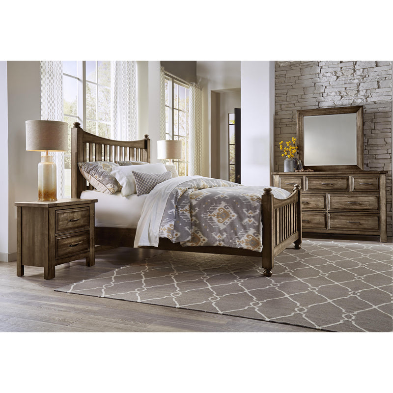 Artisan & Post Maple Road 117 King Slat Poster Bed - Maple Syrup IMAGE 3