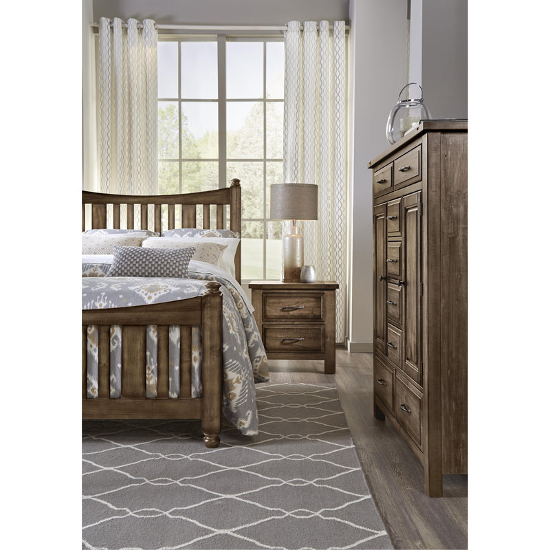 Artisan & Post Maple Road 117 King Slat Poster Bed - Maple Syrup IMAGE 4