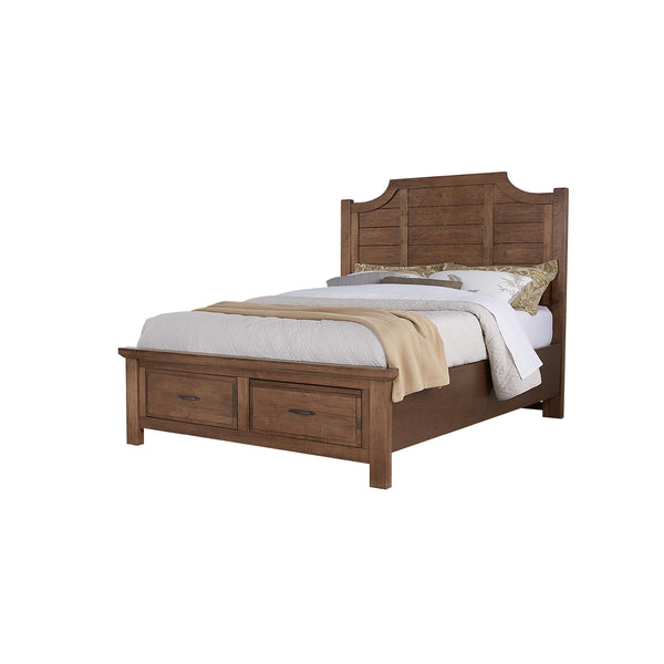 Artisan & Post Maple Road 118 King Scalloped Storage Bed - Antique Amish IMAGE 1