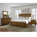 Artisan & Post Maple Road 118 King Slat Poster Storage Bed - Antique Amish IMAGE 4