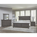 Vaughan-Bassett Vista 772 King Mansion Bed - Grey Oak IMAGE 5