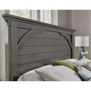  Vaughan-Bassett Vista 772 King Mansion Bed with MS2 - Grey Oak IMAGE 3