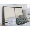 Vaughan-Bassett Woodbridge 820 King Upholstered Bed with White Fabric - Dark Cashmere IMAGE 3