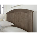 Vaughan-Bassett Woodbridge 820 Queen Arch Bed with Storage Footboard - Dark Cashmere IMAGE 4
