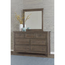Vaughan-Bassett Woodbridge 820-445 Landscape Mirror - Dark Cashmere IMAGE 4