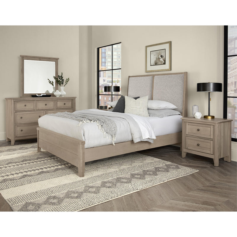 Vaughan-Bassett Woodbridge 821 King Upholstered Bed with Grey Fabric - Shadow Grey IMAGE 3