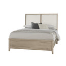 Vaughan-Bassett Woodbridge 821 Queen Upholstered Bed with White Fabric - Shadow Grey IMAGE 6