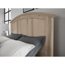 Vaughan-Bassett Woodbridge 822 Queen Arch Bed with Storage Footboard - Clear Maple IMAGE 2
