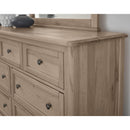Vaughan-Bassett Woodbridge 822-003 7 Drawer Dresser - Clear Maple IMAGE 7