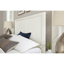  Vaughan-Bassett Yellowstone 784 King American Dovetail Bed with MS2 - White & Buckskin IMAGE 5