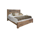 International Furniture Direct Natural Parota Queen Panel Bed IFD8681HBDQE1/IFD8681PLTQE IMAGE 1