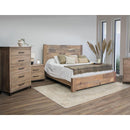 International Furniture Direct Natural Parota Queen Panel Bed IFD8681HBDQE1/IFD8681PLTQE IMAGE 4