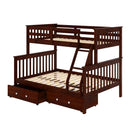 Donco Trading Company Kids Beds Bunk Bed 122-3-TFCP_505-CP IMAGE 5