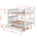 Donco Trading Company Kids Beds Bunk Bed 123-3-FFW_503-W IMAGE 8