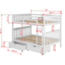 Donco Trading Company Kids Beds Bunk Bed 123-3-FFW_505-W IMAGE 8