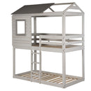 Donco Trading Company Kids Beds Bunk Bed 1370-TTLG IMAGE 3