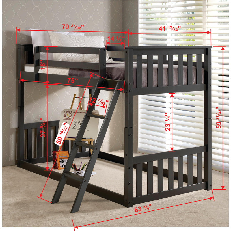 Donco Trading Company Kids Beds Bunk Bed 201204-TTDG IMAGE 2