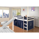 Donco Trading Company Kids Beds Loft Bed 750-TW_750C-TB IMAGE 1