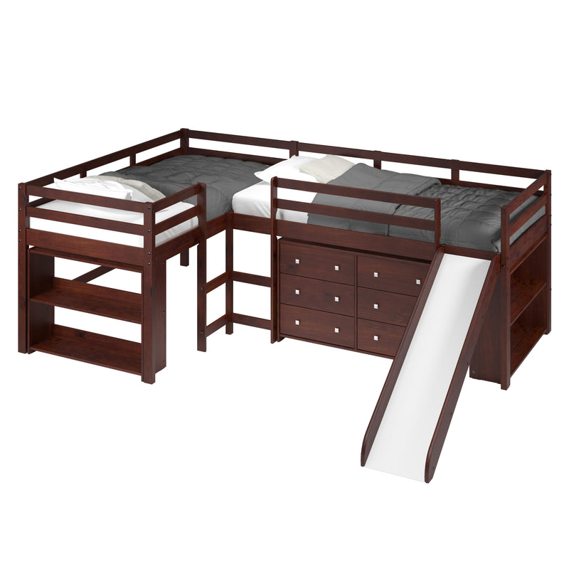 Donco Trading Company Kids Beds Loft Bed 7600-TTCP-A IMAGE 2