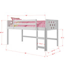 Donco Trading Company Kids Beds Loft Bed 780A-TW IMAGE 3