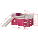 Donco Trading Company Kids Beds Loft Bed 790-ATW_750C-TP_785-W IMAGE 2