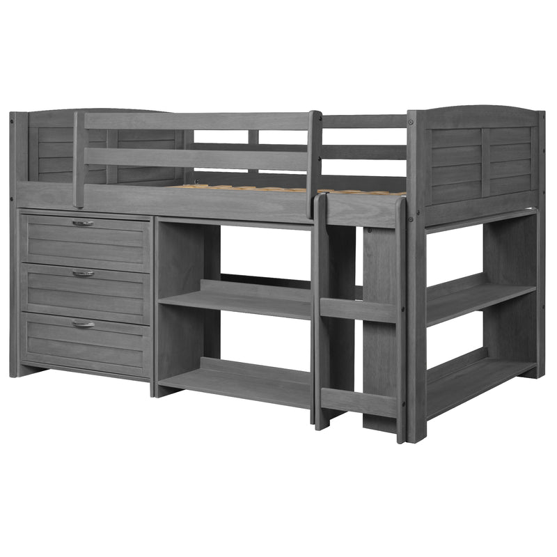 Donco Trading Company Kids Beds Loft Bed 790-TAG-B IMAGE 3
