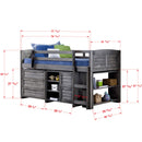 Donco Trading Company Kids Beds Loft Bed 790-TAG-B IMAGE 6