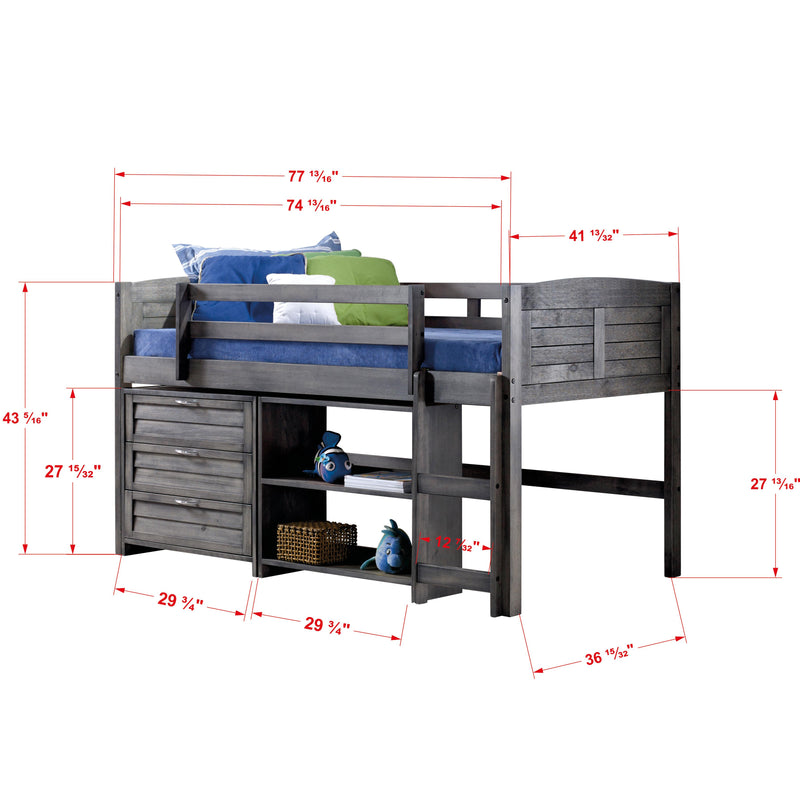 Donco Trading Company Kids Beds Loft Bed 790-TAG-C IMAGE 6