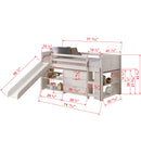 Donco Trading Company Kids Beds Loft Bed 790-TW-B_785-W IMAGE 2