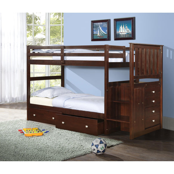 Donco Trading Company Kids Beds Bunk Bed 820-TTCP_505-CP IMAGE 1