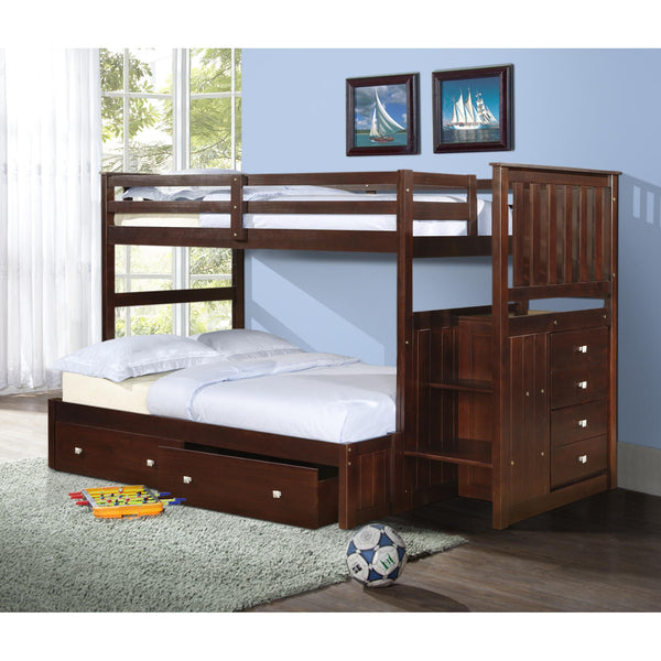 Donco Trading Company Kids Beds Bunk Bed 820-TTCP_800E-CP_505-CP IMAGE 1