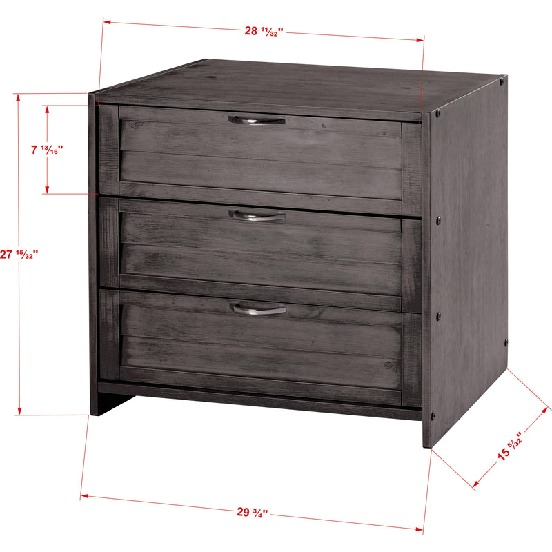 Donco Trading Company Kids Chests 3 Drawers 790-BAG IMAGE 2