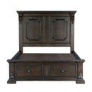 Homelegance Cornwall 1325K-1EK* Eastern King Platform Bed with Footboard Storage IMAGE 2