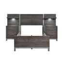 Homelegance Zephyr 1577DGT-1*WB 5pc Set Twin Wall Bed (TB+2NS+2NS-P) IMAGE 2