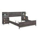 Homelegance Zephyr 1577DGK-1EK*WB 5pc Set Eastern King Wall Bed (EK+2NS+2NS-P) IMAGE 6