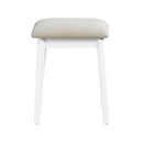 Homelegance Camilla 4565WH Vanity Dresser with Mirror and Stool IMAGE 5