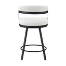 Homelegance Crowley 5565-24WT Swivel Counter Height Chair IMAGE 3