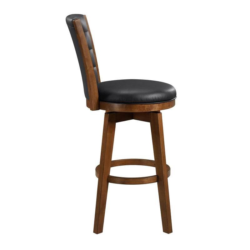 Homelegance Medford 5505-29BKS Swivel Pub Height Chair IMAGE 3