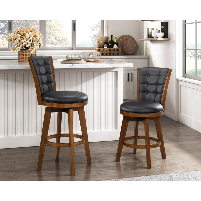 Homelegance Medford 5505-29BKS Swivel Pub Height Chair IMAGE 6