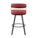 Homelegance Crowley 5565-29RD Swivel Pub Height Chair IMAGE 3