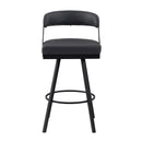 Homelegance Crowley 5565-29BK Swivel Pub Height Chair IMAGE 1