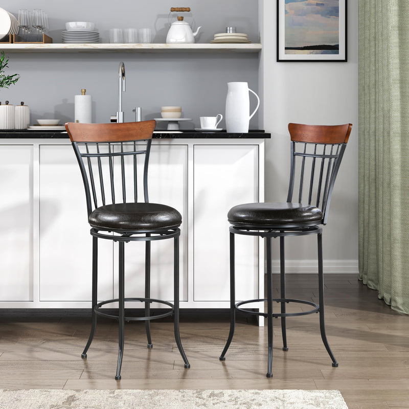 Homelegance Ira 5967-29 Swivel Pub Height Chair IMAGE 6